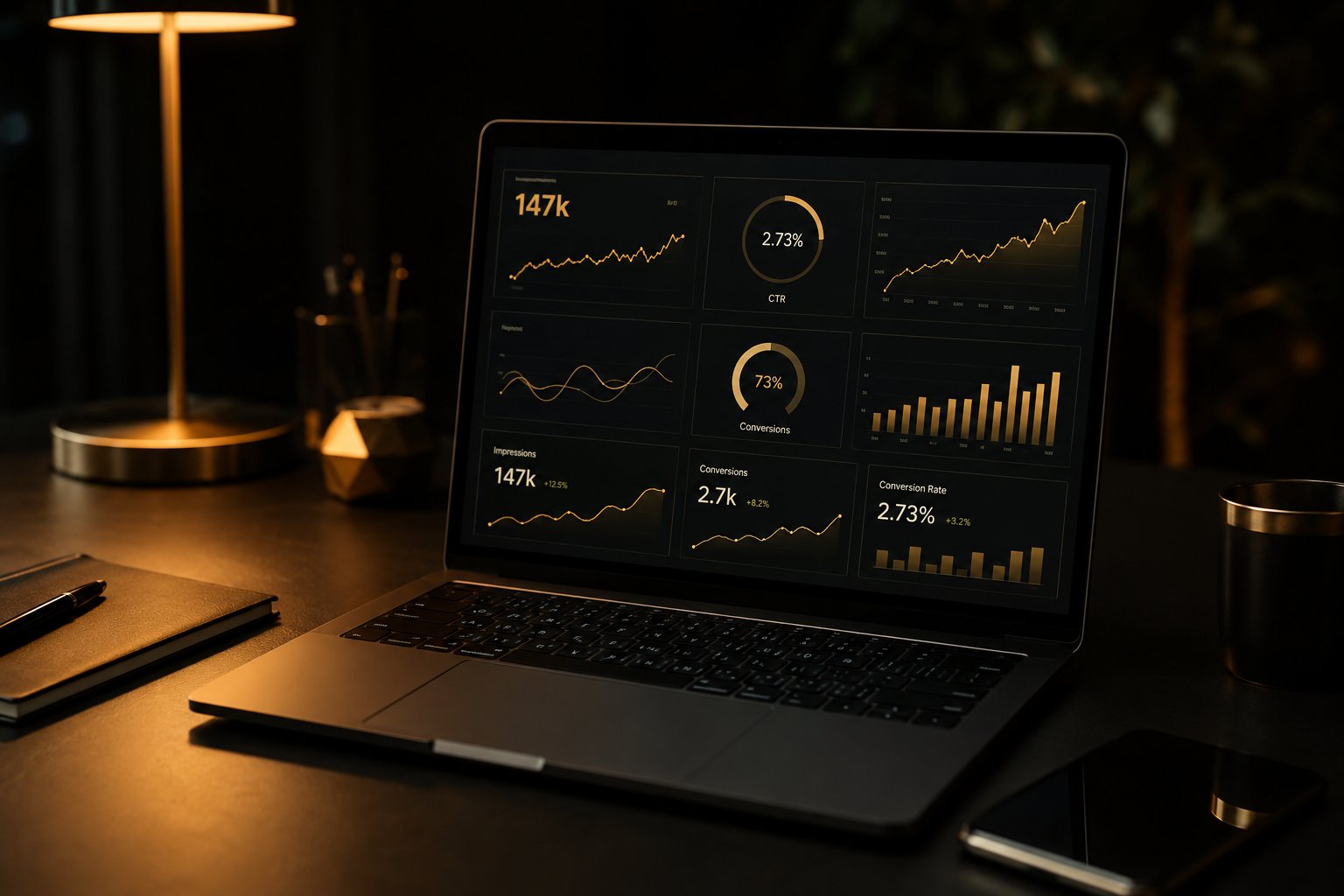 Brendora digitalni marketing analytics dashboard